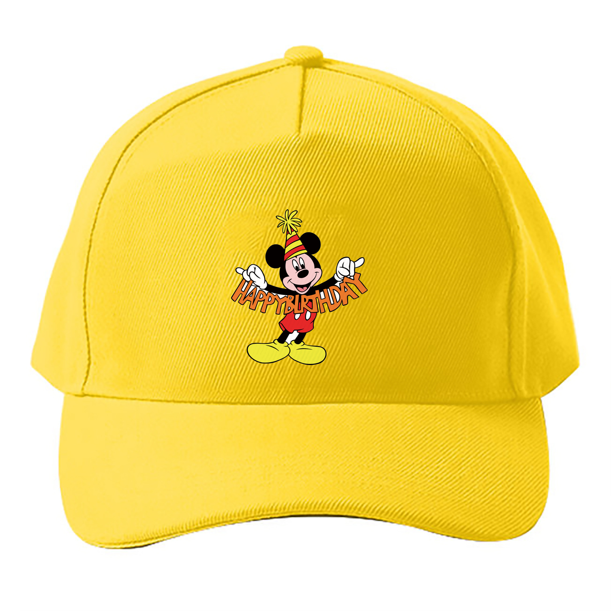 （画像用） ミッキーマウス Mickey Mouse ベースボールキャップ 綿100％ 男女兼用 帽子 スポーツ